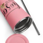 "Chosen | 1 Peter 2:9 Insulated Stainless Steel Tumbler" (Pink) - Image 7