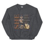 "She Is Me" Affirmation Sweatshirt - Image 2